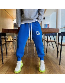 Men's Rhine Blue Jogging Pants Retro Sweatpants